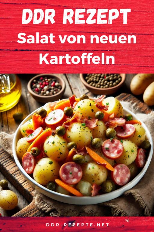 Salat von neuen Kartoffeln