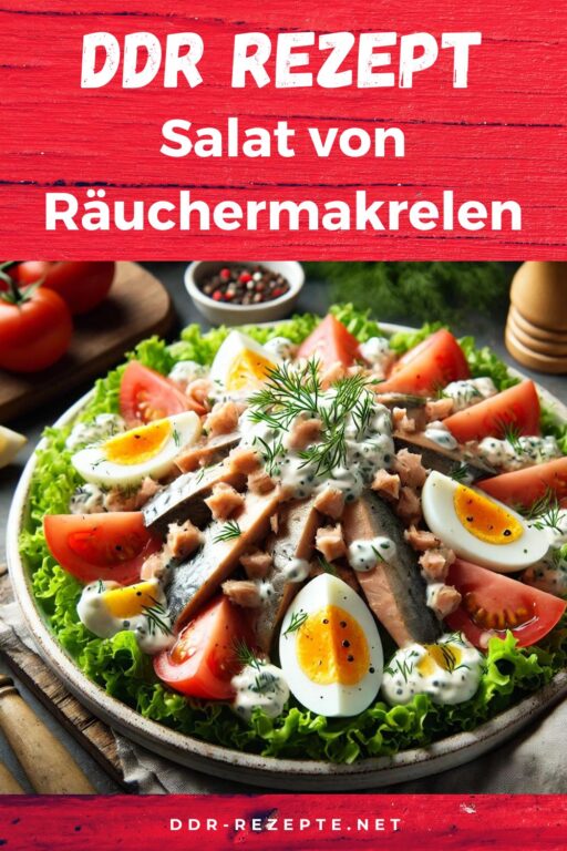 Salat von Räuchermakrelen