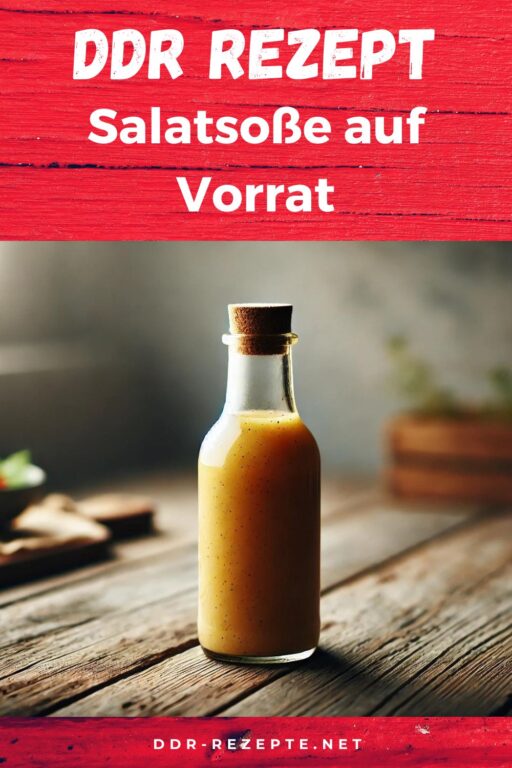 Salatsoße auf Vorrat