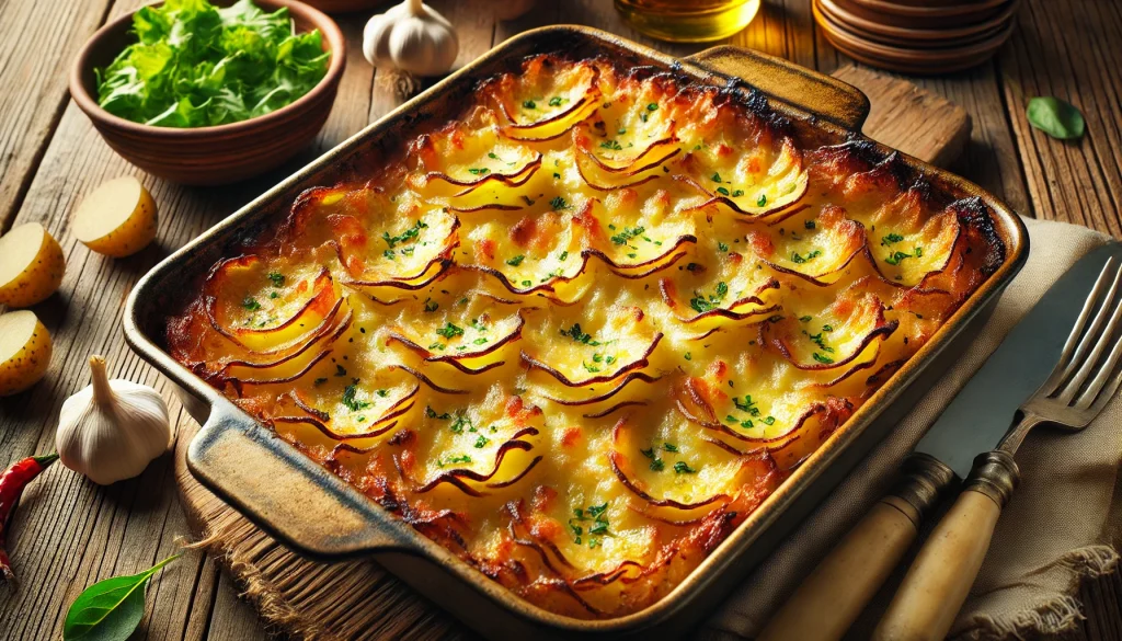 Schlichte Kartoffelschüssel