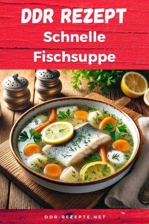 Schnelle Fischsuppe