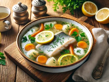 Schnelle Fischsuppe