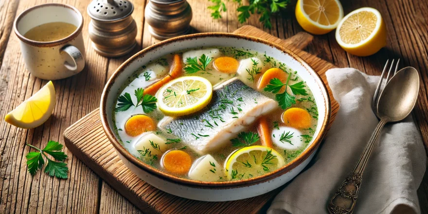 Schnelle Fischsuppe