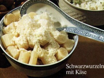 Schwarzwurzeln mit Käse