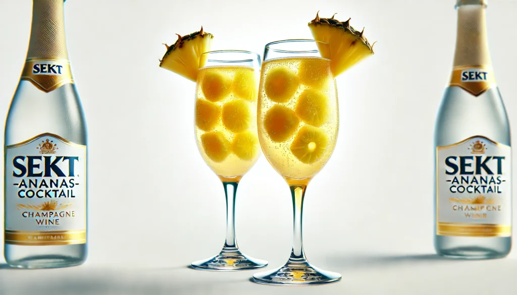 Sekt-Ananas-Cocktail – Erfrischender Cocktail mit tropischem Flair