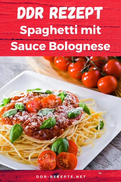 Spaghetti mit Sauce Bolognese