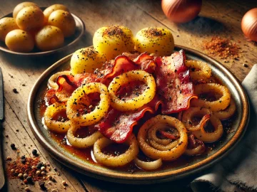 Speck-Zwiebel-Gemüse