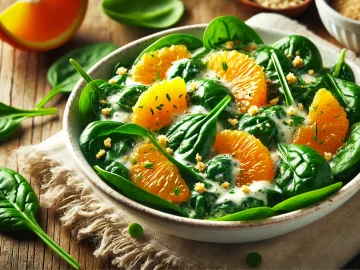 Spinat-Orangen-Salat