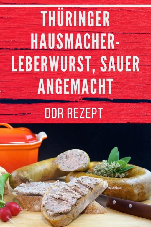 Thüringer Hausmacher-Leberwurst, sauer angemacht