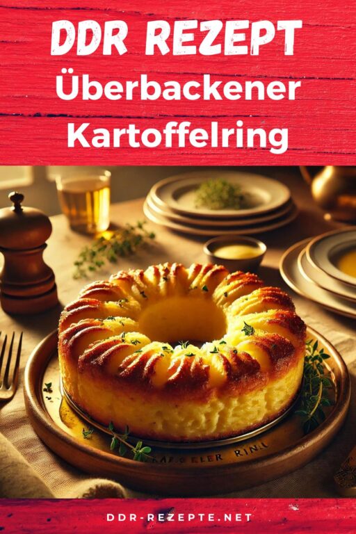 Überbackener Kartoffelring