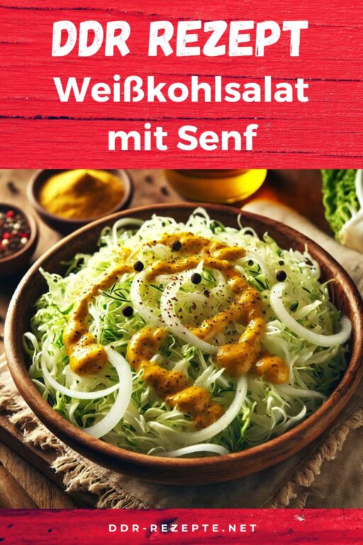 Weißkohlsalat mit Senf