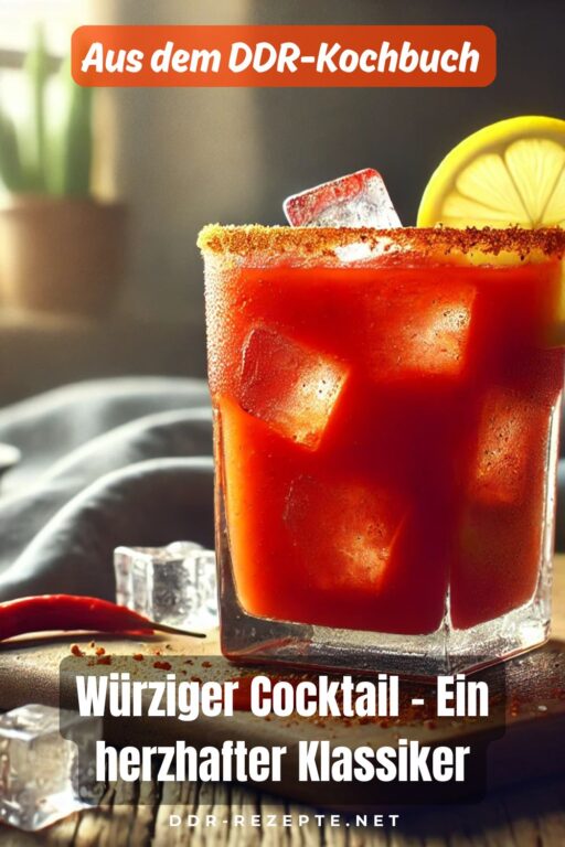 Würziger Cocktail – Ein herzhafter Klassiker