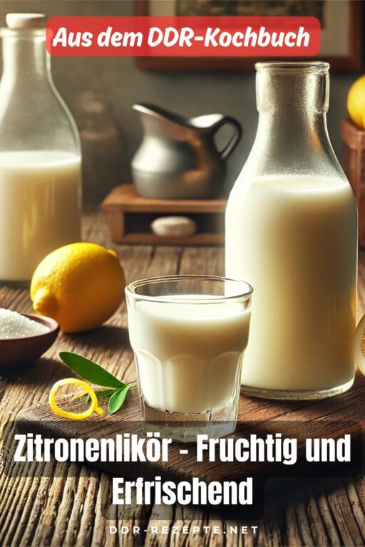 Zitronenlikör – Fruchtig und Erfrischend