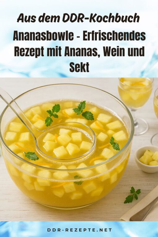 Ananasbowle – Erfrischendes Rezept mit Ananas, Wein und Sekt