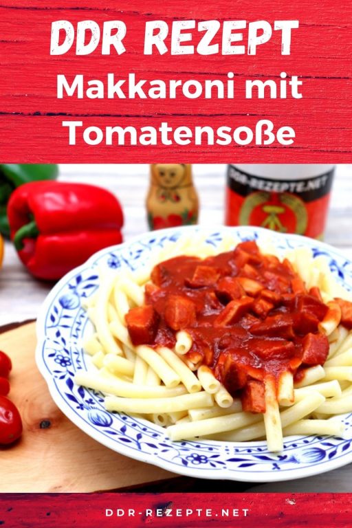 Makkaroni mit Tomatensoße