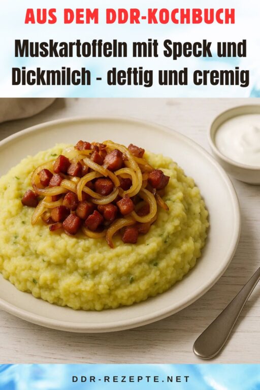 Muskartoffeln mit Speck und Dickmilch – deftig und cremig