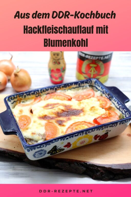 Hackfleischauflauf mit Blumenkohl