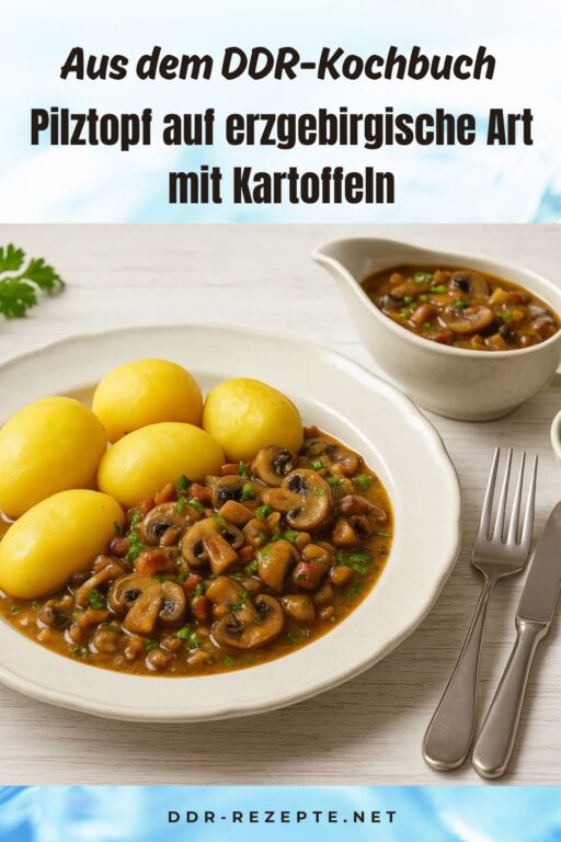 Pilztopf auf erzgebirgische Art mit Kartoffeln