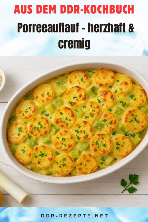 Porreeauflauf – herzhaft & cremig