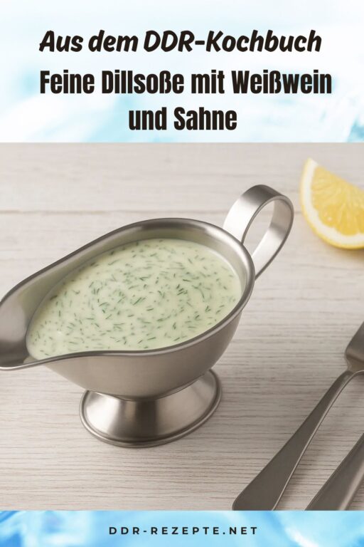 Feine Dillsoße mit Weißwein und Sahne