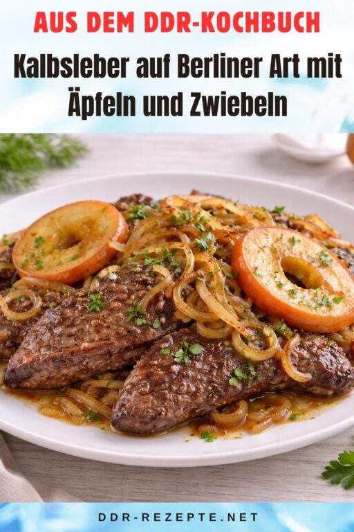 Kalbsleber auf Berliner Art mit Äpfeln und Zwiebeln