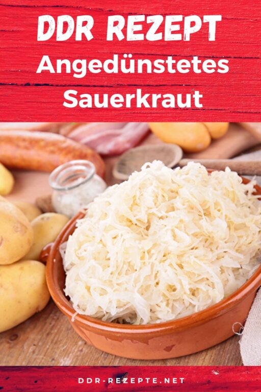 Angedünstetes Sauerkraut