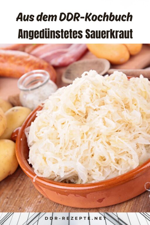 Angedünstetes Sauerkraut