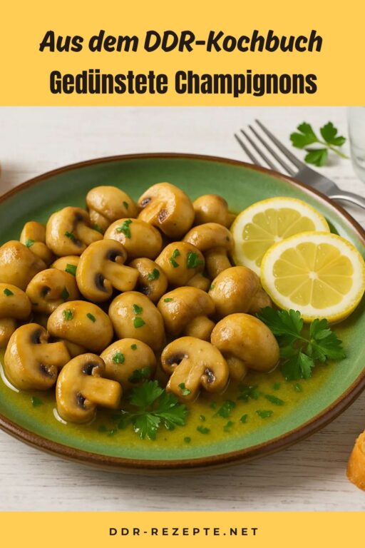 Gedünstete Champignons