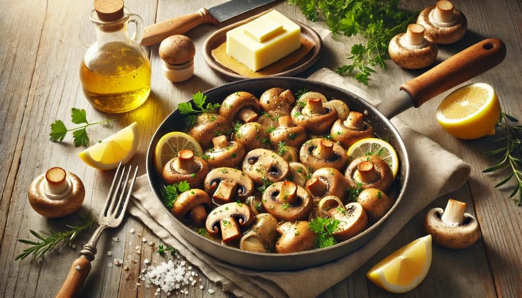 Gedünstete Champignons – Ein vielseitiges Rezept