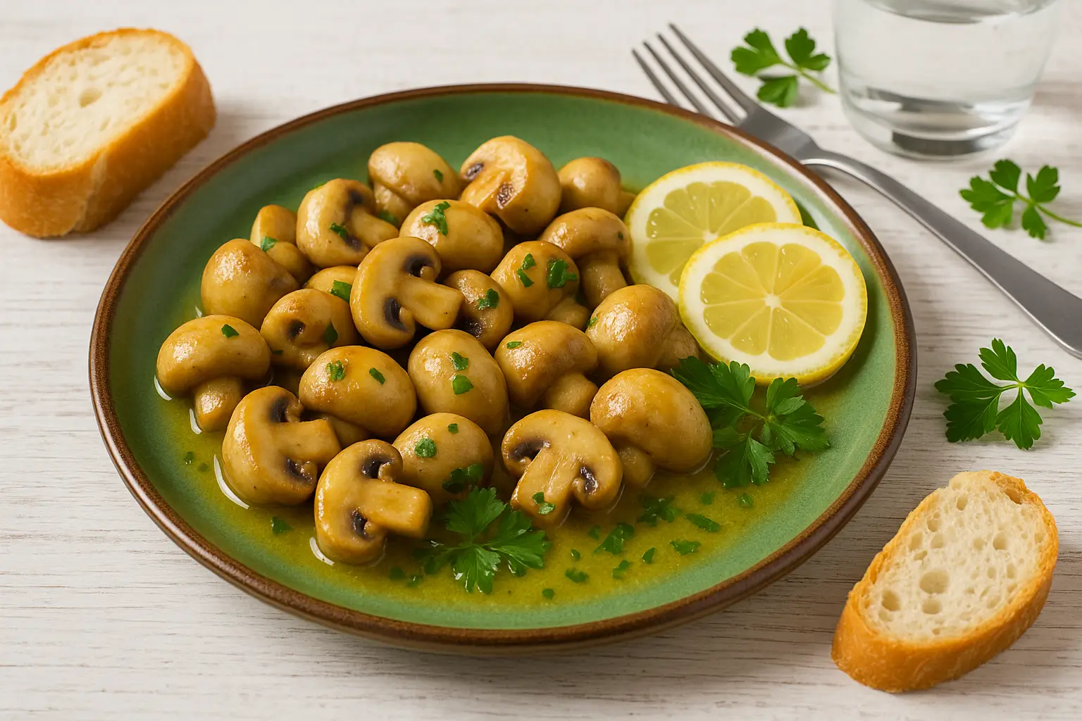 Gedünstete Champignons - Original-Rezepte aus der DDR | DDR-Rezepte.net