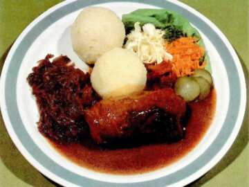 Gefüllte Rindsroulade