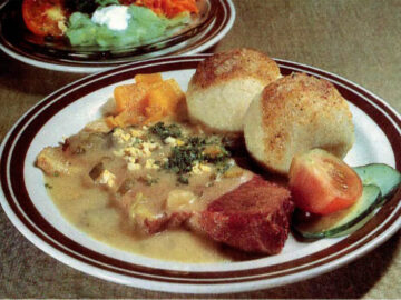 Rinderbrust mit pikanter Tunke