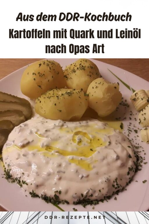 Kartoffeln mit Quark und Leinöl nach Opas Art