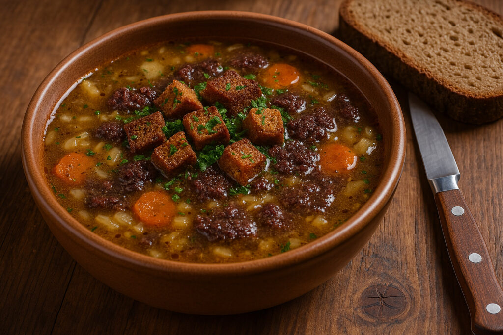 Thüringer Schlachtfestsuppe (Kesselsuppe)