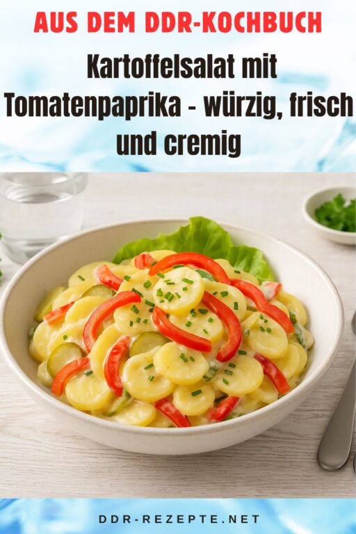Kartoffelsalat mit Tomatenpaprika – würzig, frisch und cremig
