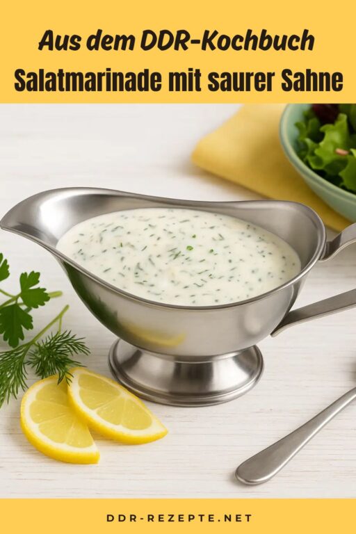 Salatmarinade mit saurer Sahne