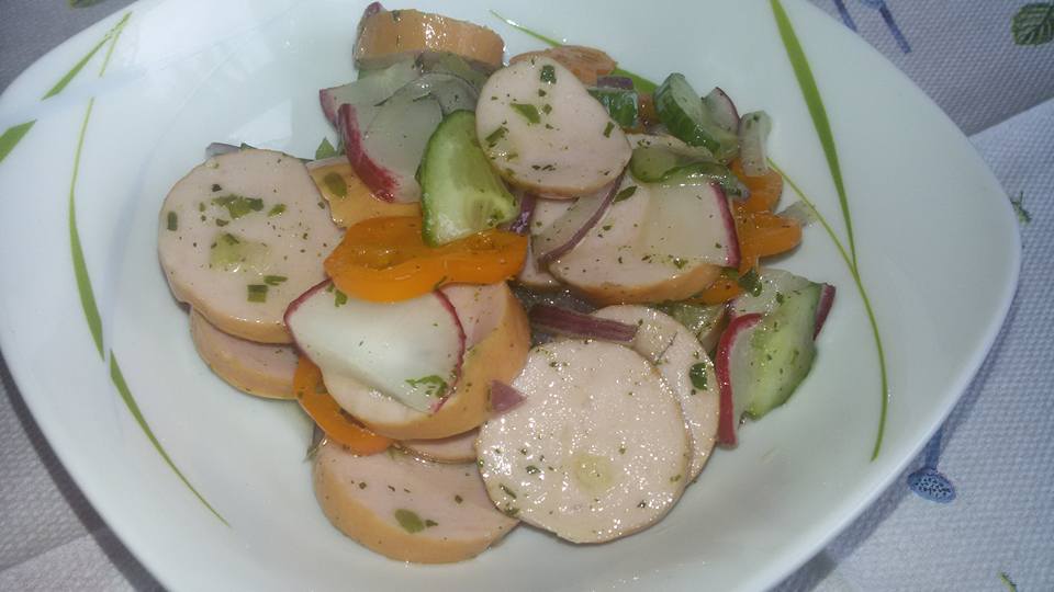 Bockwurst-Salat