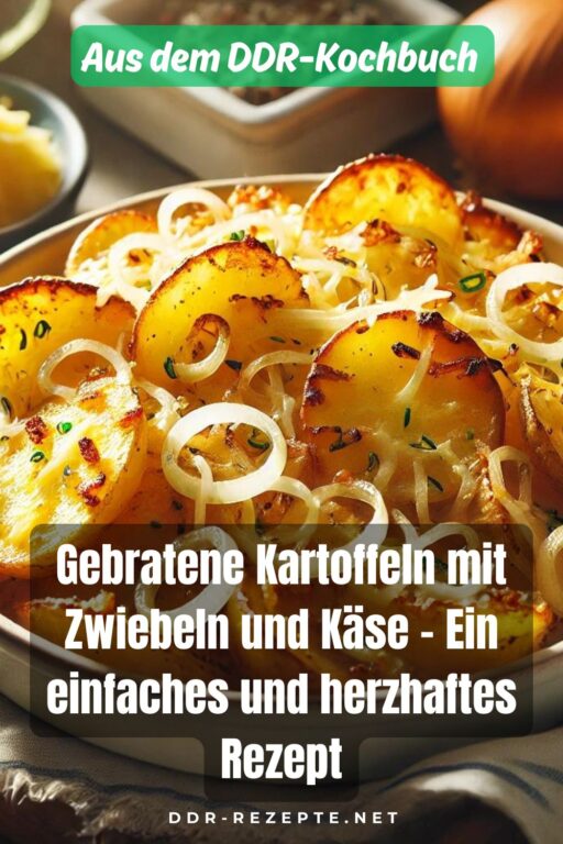 Gebratene Kartoffeln mit Zwiebeln und Käse – Ein einfaches und herzhaftes Rezept