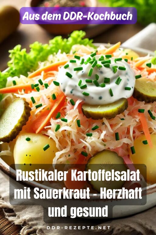 Rustikaler Kartoffelsalat mit Sauerkraut – Herzhaft und gesund