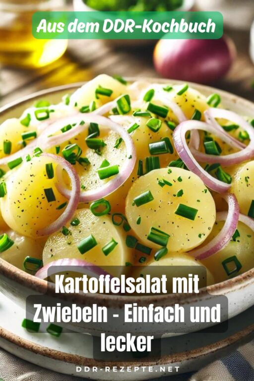 Kartoffelsalat mit Zwiebeln – Einfach und lecker