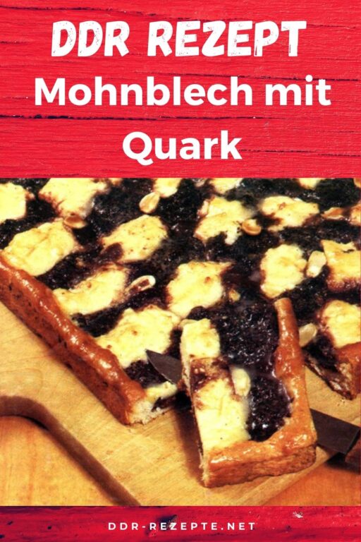 Mohnblech mit Quark