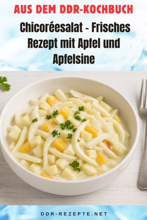 Chicoréesalat – Frisches Rezept mit Apfel und Apfelsine