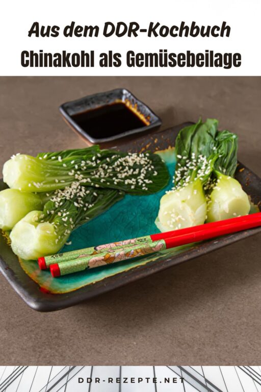 Chinakohl als Gemüsebeilage