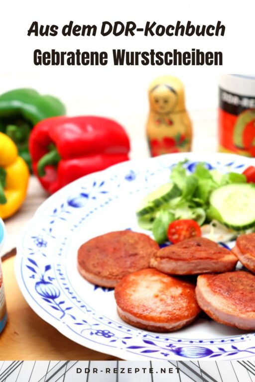 Gebratene Wurstscheiben