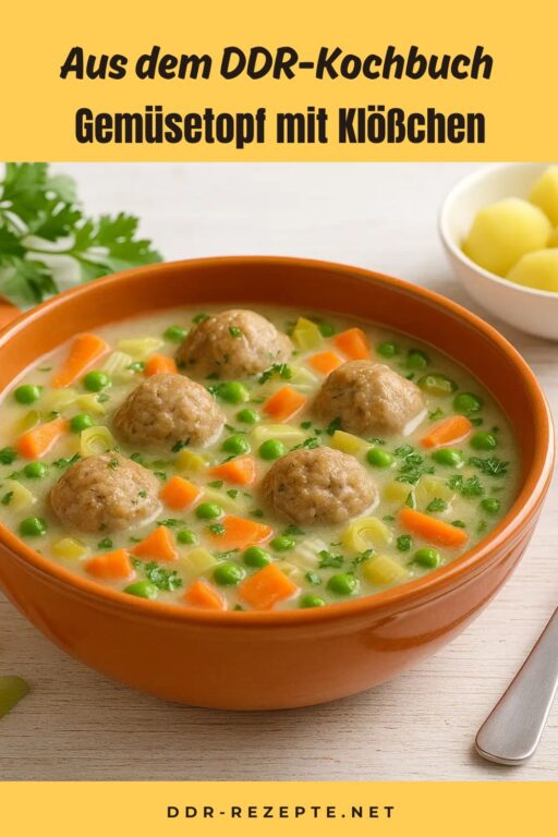 Gemüsetopf mit Klößchen