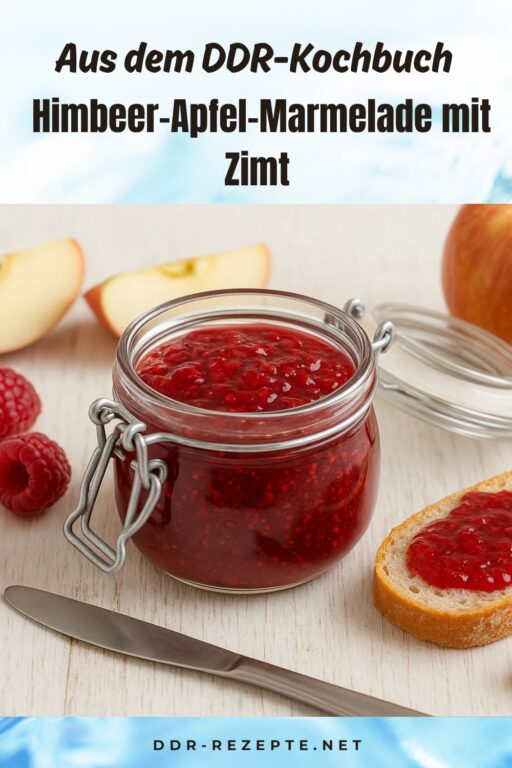 Himbeer-Apfel-Marmelade mit Zimt