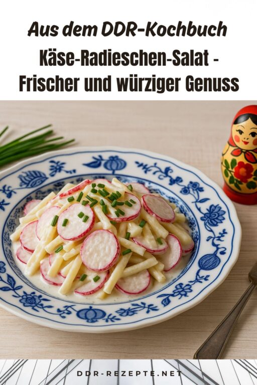 Käse-Radieschen-Salat – Frischer und würziger Genuss