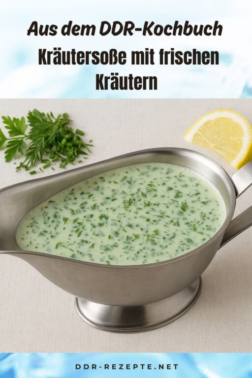 Kräutersoße mit frischen Kräutern