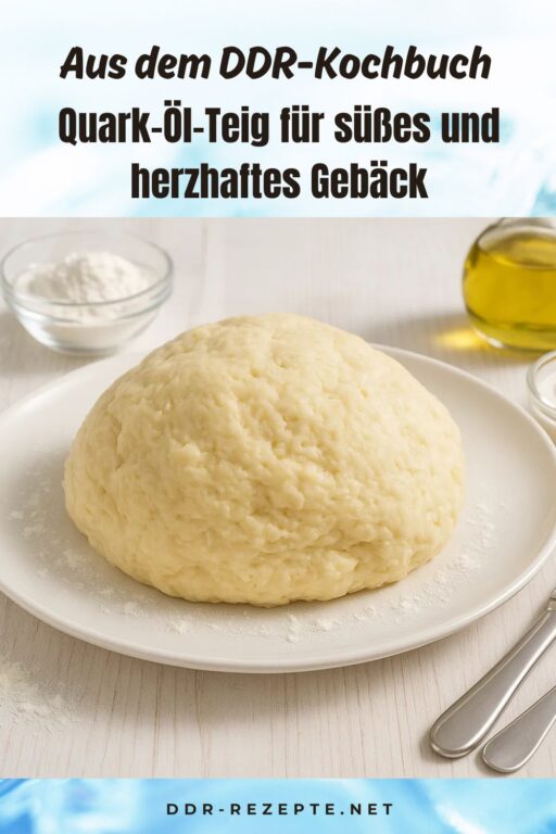 Quark-Öl-Teig für süßes und herzhaftes Gebäck