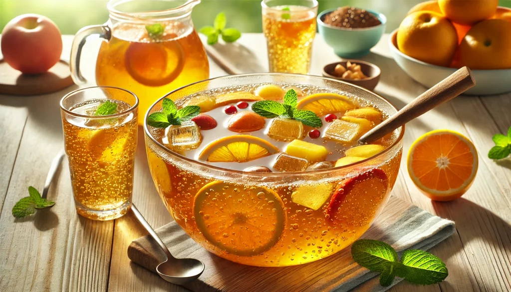 Tee-Früchte-Bowle – Ein erfrischendes Getränk für gesellige Anlässe